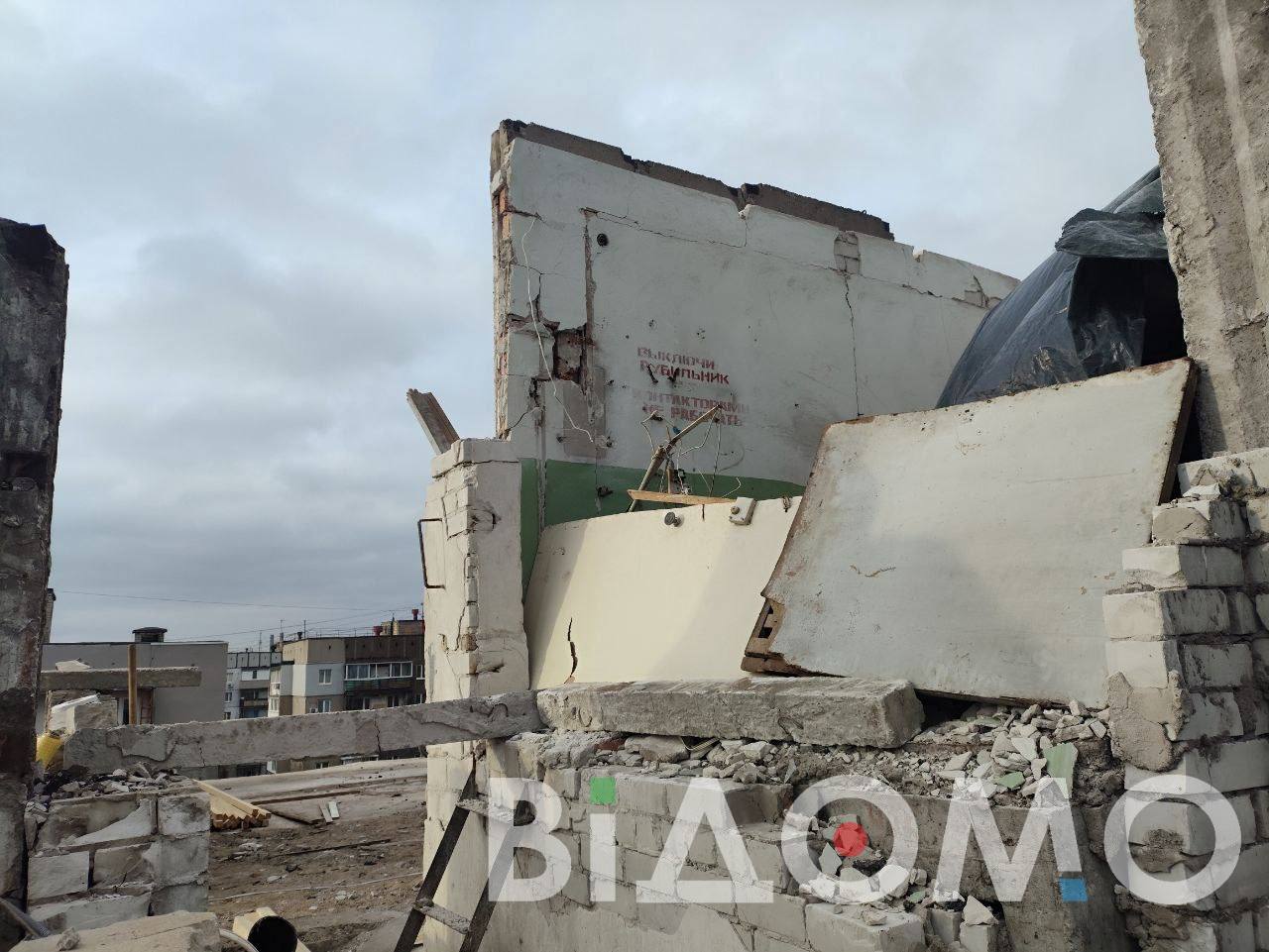 пошкоджений будинок