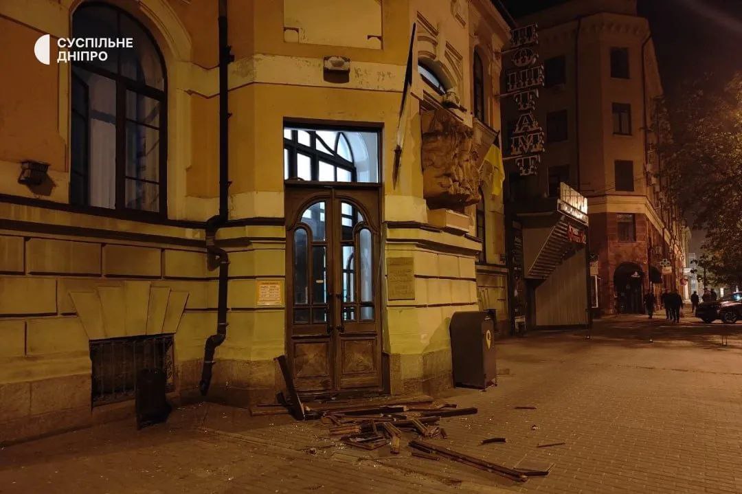 Пошкоджений Головпоштамт