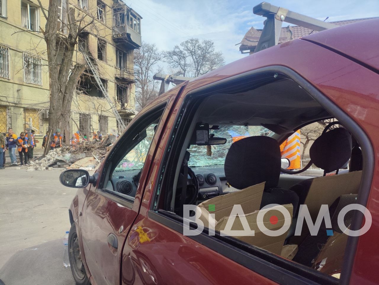 пошкоджений будинок