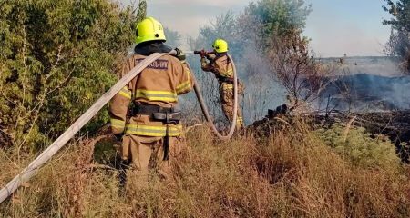 В Днепропетровской области горели 46 га экосистем