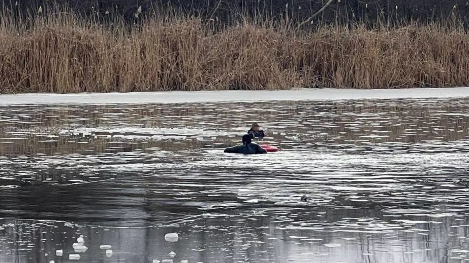 На Дніпропетровщині чоловік провалився під кригу (ФОТО)