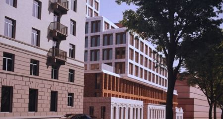 В Днепре презентовали новый жилой комплекс со встроенными фасадами исторических зданий