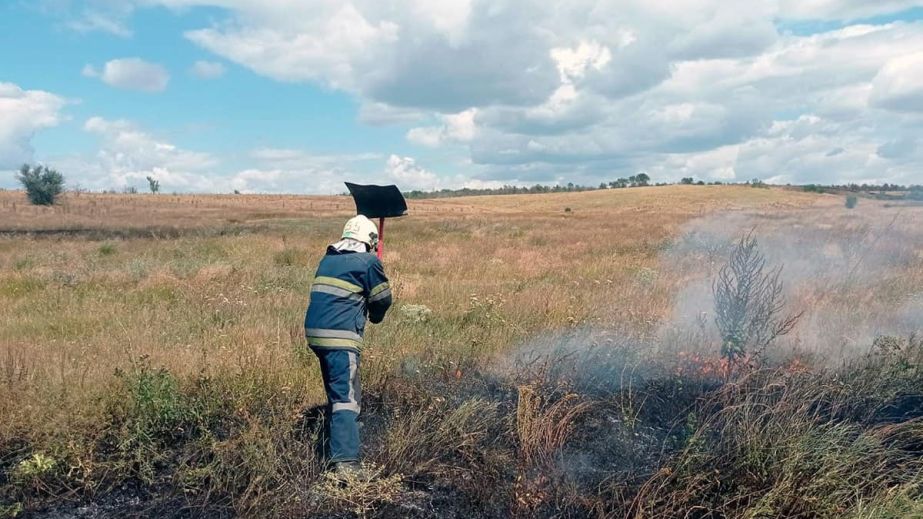 За добу вогнеборці ліквідували понад 70 пожеж в екосистемах Дніпропетровщини