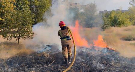 За добу вогнеборці ліквідували 95 пожеж у природних екосистемах Дніпропетровщини