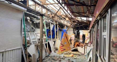 У Нікополі росіяни вдарили дронами по ринку: 5 людей загинули, 19 поранені (ФОТО)