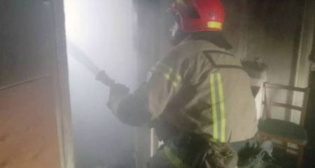 В Синельниковском районе на пожаре погиб мужчина