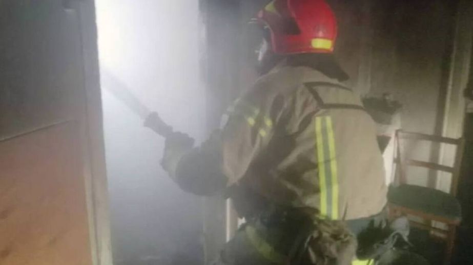 В Синельниковском районе на пожаре погиб мужчина