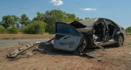 Водитель, врезавшийся в теплотрассу на Усть-Самарском мосту в Днепре, умер в больнице