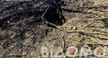 На Дніпропетровщині ворожий КАБ залишив у дворі гігантську вирву (ВІДЕО)