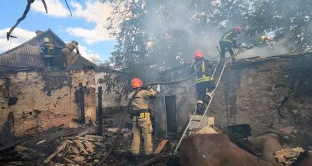 У Кривому Розі під час пожежі у будинку пенсіонер отримав сильні опіки (ФОТО)