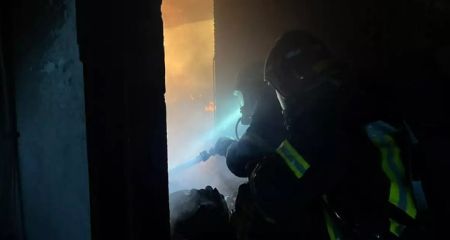 В Каменском вспыхнул...