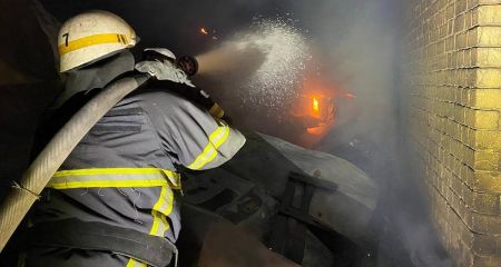 В Каменском вспыхнул...