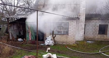 Обгоревшее тело пенсионера обнаружили во время пожара в Днепровском районе (ФОТО)