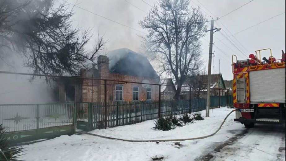 В селе на Никопольщине во время пожара погиб мужчина (ФОТО)