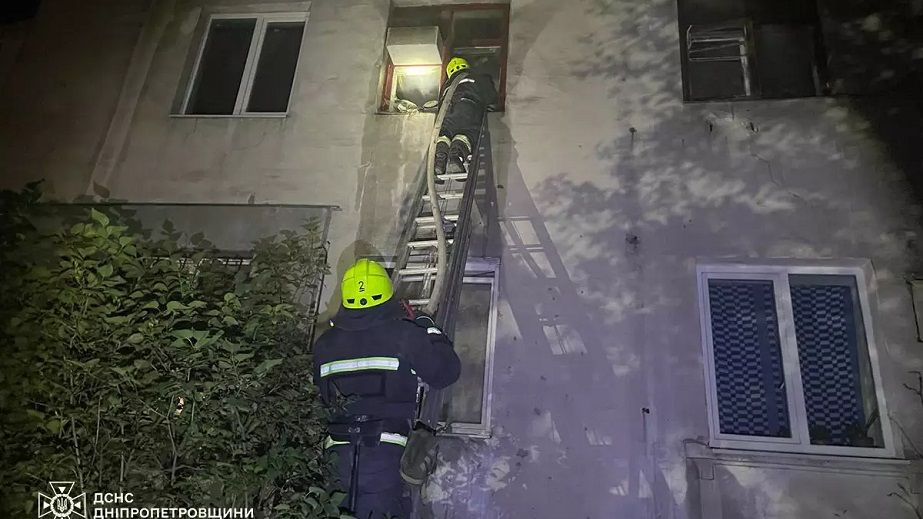 У Дніпрі під час пожежі у багатоквартирному будинку загинув чоловік