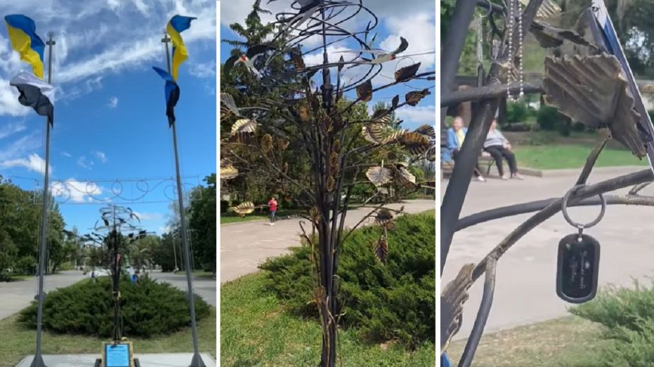 У Кривому Розі невідомі розтоптали квіти біля меморіалу зниклим безвісти та полоненим воїнам (ФОТО)