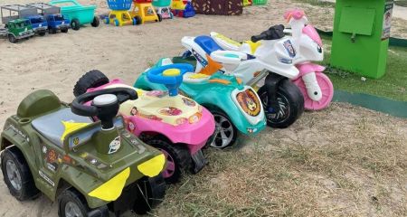В Кривом Роге неизвестные украли детские машинки из городского пара