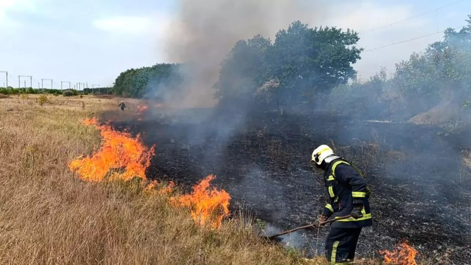 Рятувальники Дніпропетровщини 87 разів за добу гасили пожежі в екосистемах регіону