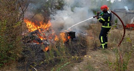 Минулої доби вогнеборці понад 20 разів залучалися до гасіння пожеж на Дніпропетровщині (ФОТО)