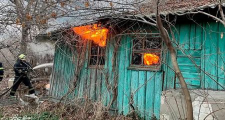 В Павлограде произошел масштабный пожар в доме (ФОТО)