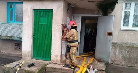 В Желтых водах при пожаре в квартире пострадала женщина (ФОТО)