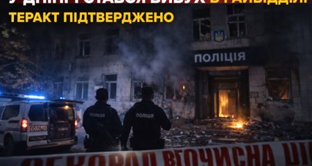 У Дніпрі стався вибух у приміщенні райвідділу: правоохоронці підтвердили теракт (ФОТО, ВІДЕО)