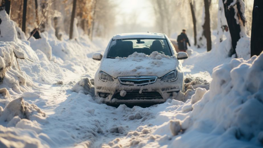 В Каменском седьмые сутки под двором стоит брошенный автомобиль (ФОТО)