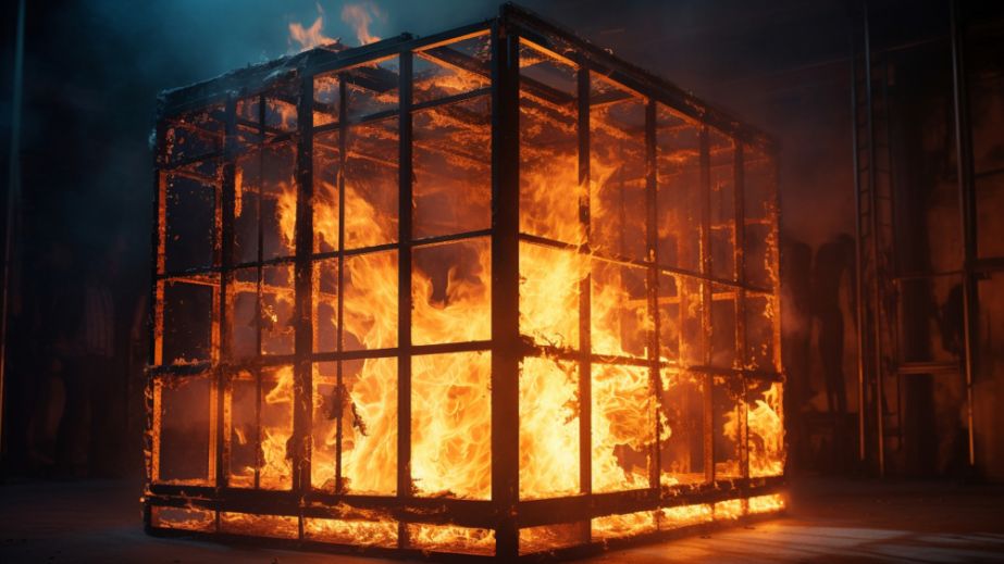 Мужчина сгорел во время пожара в Днепре (ФОТО)