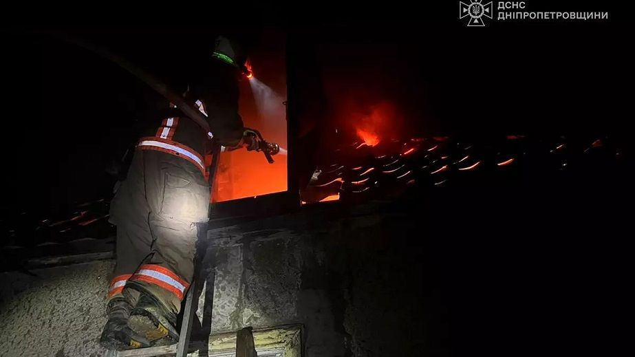 В Покрове ночью пылал дом