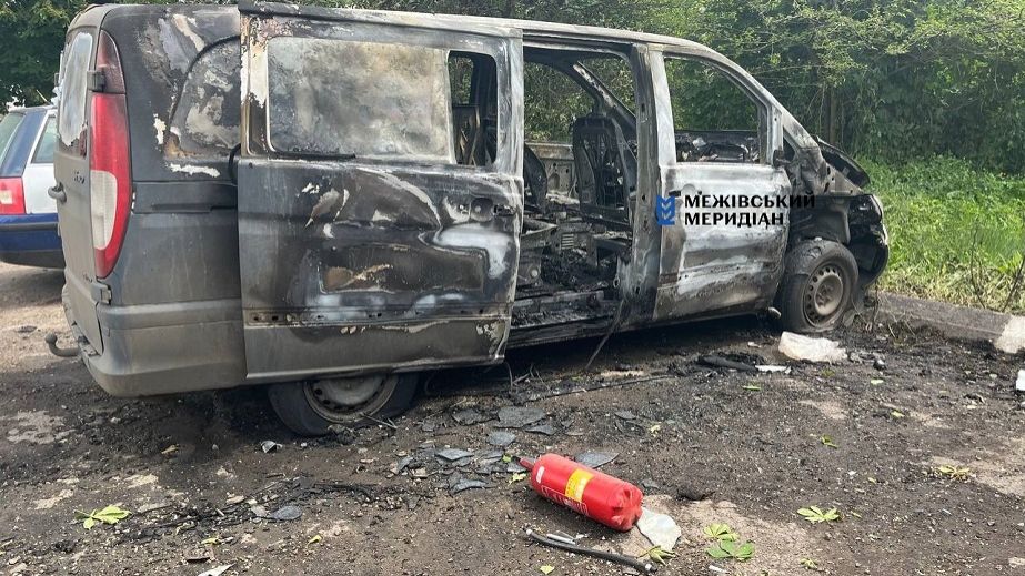 В Синельниковском районе россияне попали в эвакуационный автомобиль (ВИДЕО)