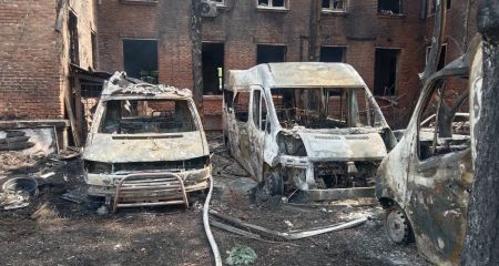 Під час "шахедної" атаки на Павлоград була знищена база "Госпітальєрів" (ФОТО)