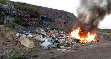У Павлограді знову підпалили звалище: у місті шукають "сміттєвих" диверсантів (ФОТО)