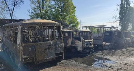 На Дніпропетровщині окупанти атакували базу дорожньої компанії "Автомагістраль-Південь" (ФОТО)