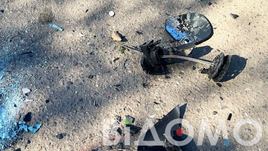 В Днепре в результате ДТП у автомобиля оторвало колесо (ВИДЕО)