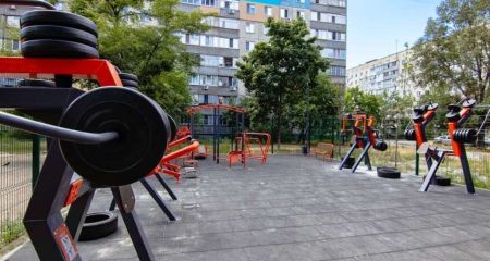 В Днепре начали реконструкцию тренажерной зоны в парке Писаржевского (ФОТО)