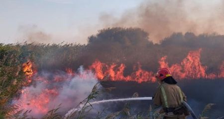 У передмісті Дніпра вирує пожежа (ФОТО, ВІДЕО)