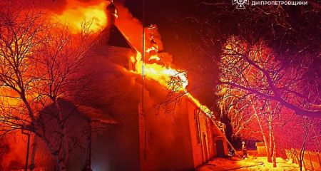 Нічна пожежа у храмі...