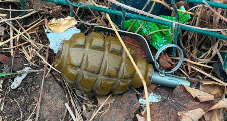 В Кривом Роге в гаражах нашли боевую гранату (ФОТО, ВИДЕО)