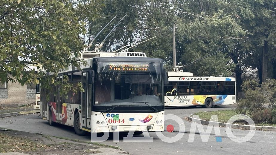 В Кривом Роге пассажиры так спешили в салон, что вырвали дверь в троллейбусе (ВИДЕО)