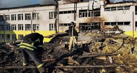 У ДСНС показали, як виглядає ліцей у Васильківці після "шахедної" атаки (ФОТО)