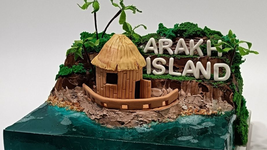 В Днепре приготовили торт-остров (ФОТО)