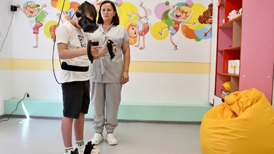 Виртуальную реальность стали использовать для реабилитации пациентов в Никополе