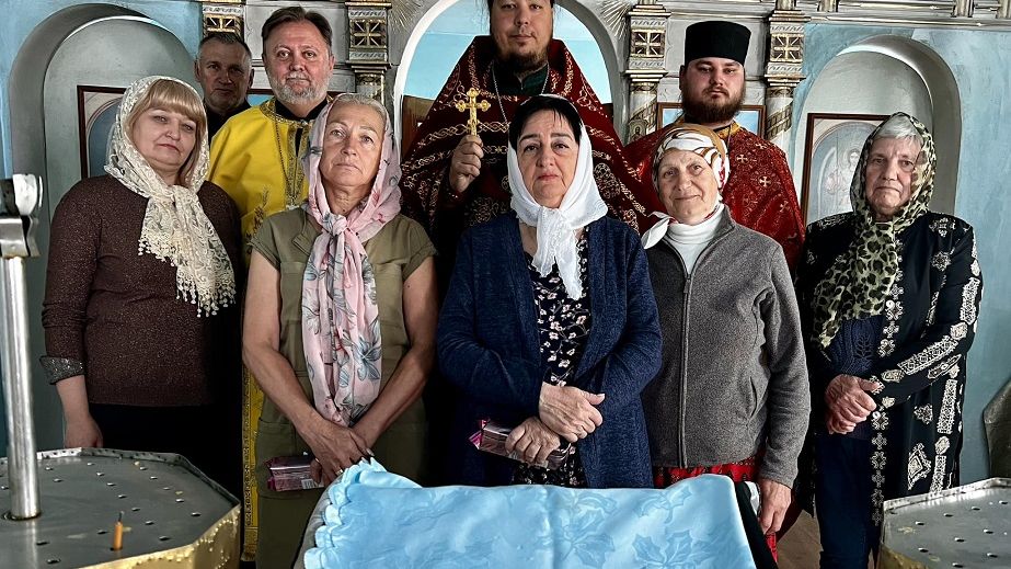 На Никопольщине впервые провели богослужение на украинском языке в храме, который перешел из УПЦ в ПЦУ