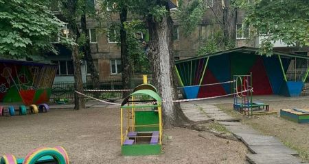 В Кривом Роге обнаружили гранату на территории детского сада