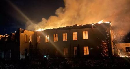 Враг разрушил до основания учебное заведение на Днепропетровщине (ФОТО, ВИДЕО)