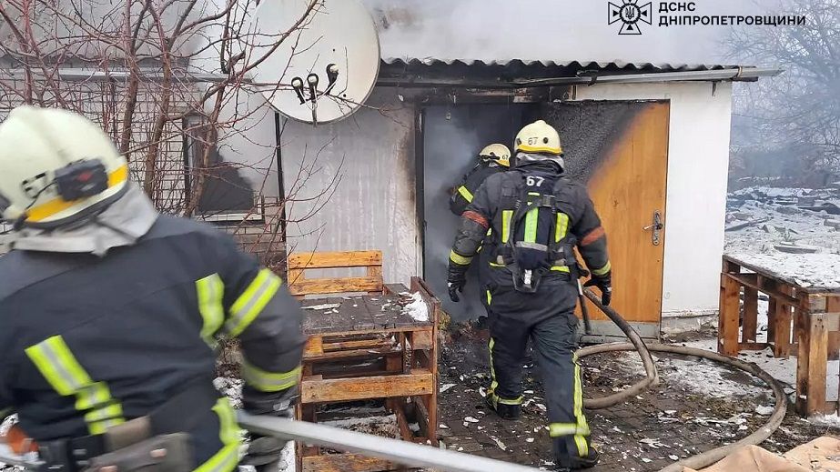 В Павлоградском районе мужчина во время пожара сгорел в собственном доме