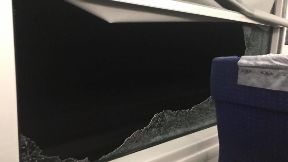 Невідомі вандали побили вікна у потязі Кривий Ріг-Київ: постраждали мати та неповнолітня донька (ФОТО, ВІДЕО)