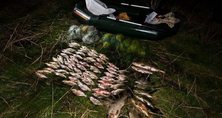 На річці Саксагань у Кривому Розі спіймали браконьєра з рибою на понад 134 000 гривень