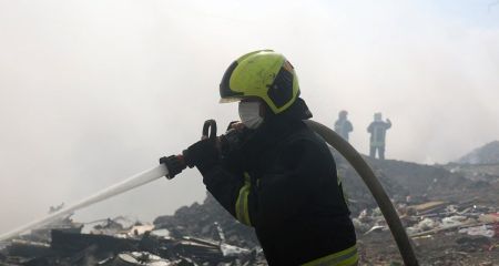 Під Дніпром сталася масштабна пожежа на сміттєзвалищі (ФОТО)