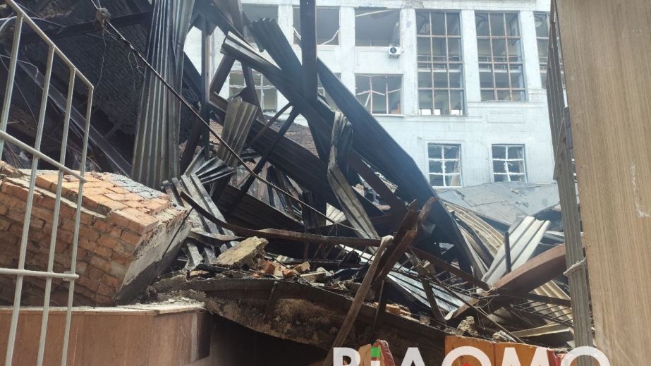 Как выглядит центр Днепра после ночного удара 15 апреля (ФОТО)